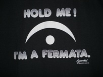hold me i'm a fermata tee